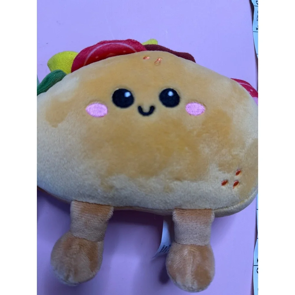 Frankford Taco and Hot‎ Sauce Plush Set Foodie Stuffed Animal Toys Multicolor